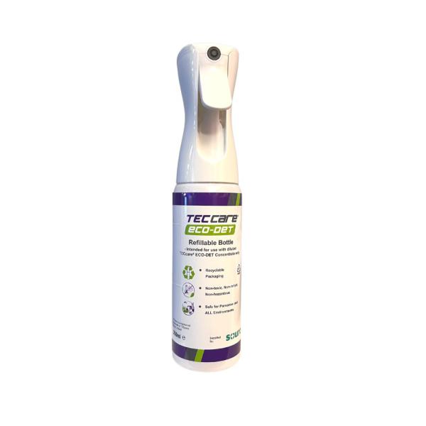 TECcare ECO-DET NAP Sprayer Refillable 300ml Bottles - Empty